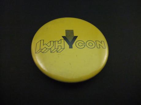 WH Ycon geel onbekend logo wie weet het